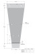Фасовочный пакет трапеция 170x80x350 мм, кл. 45 мм - 1000 шт.
