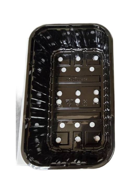 Лоток 18 отверстий для микрозелени черный 191x114x55 - 100 шт.